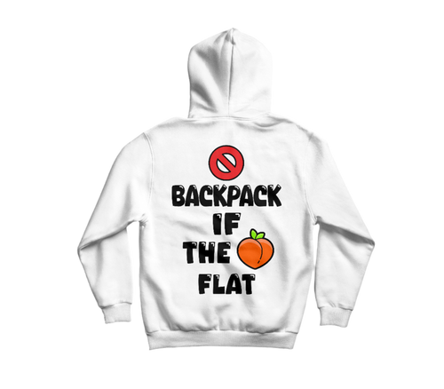 CAN'T BACKPACK HOODIE WHITE